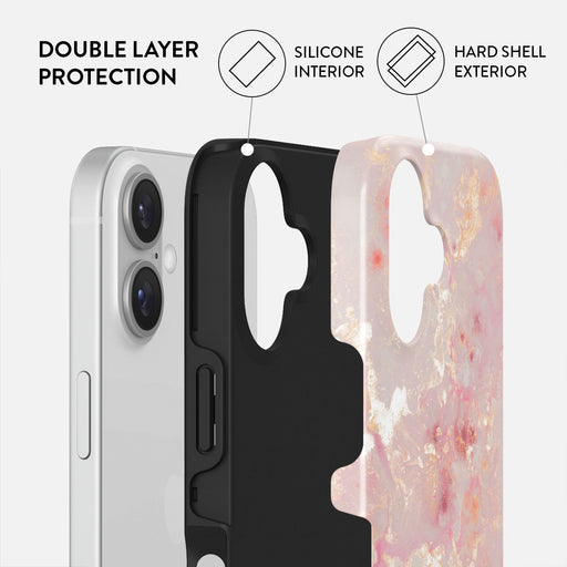 Golden Coral - Pink iPhone 16 Case 2