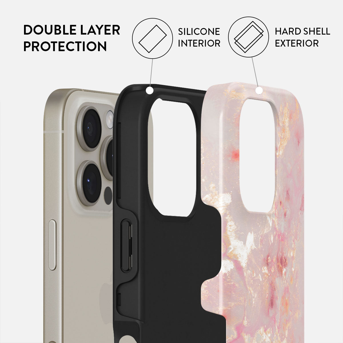 【新品未使用】BURGA iPhone 16 Pro ケース iPhone 16 Pro Case, Golden Coral | BURGA