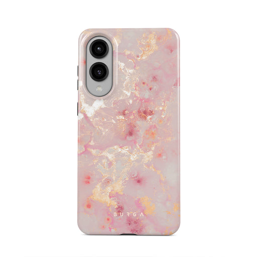 Golden Coral - Pink Samsung Galaxy S25 Edge Case 1