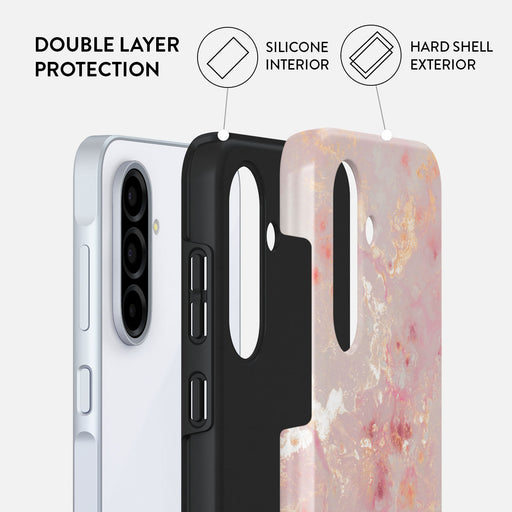 Golden Coral - Pink Samsung Galaxy A56 5G Case 2