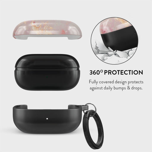 Golden Coral - Pink Samsung Galaxy Buds FE Case 2