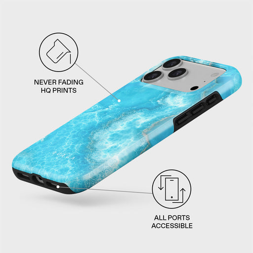 Ocean Waves - Blue iPhone 17 Pro Max Case, Tough (MagSafe) Ocean Waves - Blue iPhone 17 Pro Max Case, Tough (MagSafe)