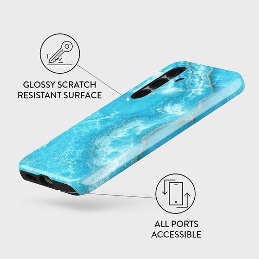 Ocean Waves - Blue Samsung Galaxy S25 Plus Case 3
