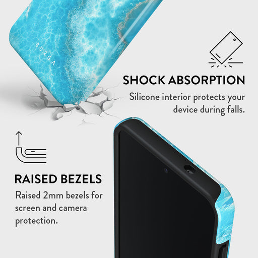 Ocean Waves - Blue Samsung Galaxy S25 Plus Case 4