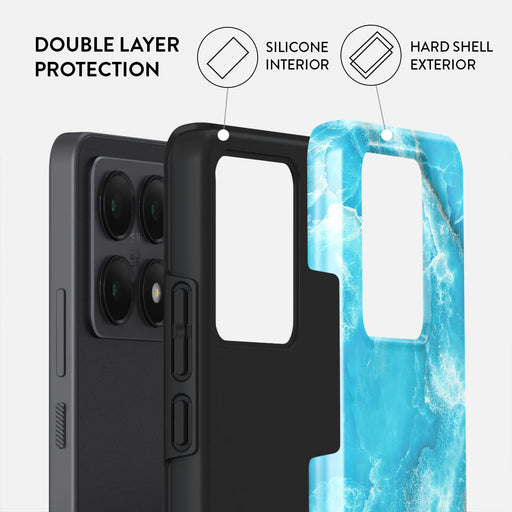Ocean Waves - Blue Xiaomi 14T Case 2