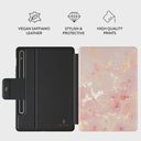 Golden Coral - Pink Samsung Galaxy Tab S9+ Case 2