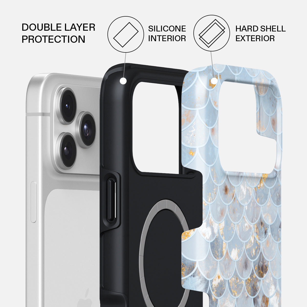 【新品未使用】BURGA iPhone 17 ケース Mermaid Crown iPhone 17 Pro Max Case, Mermaid Skin | BURGA