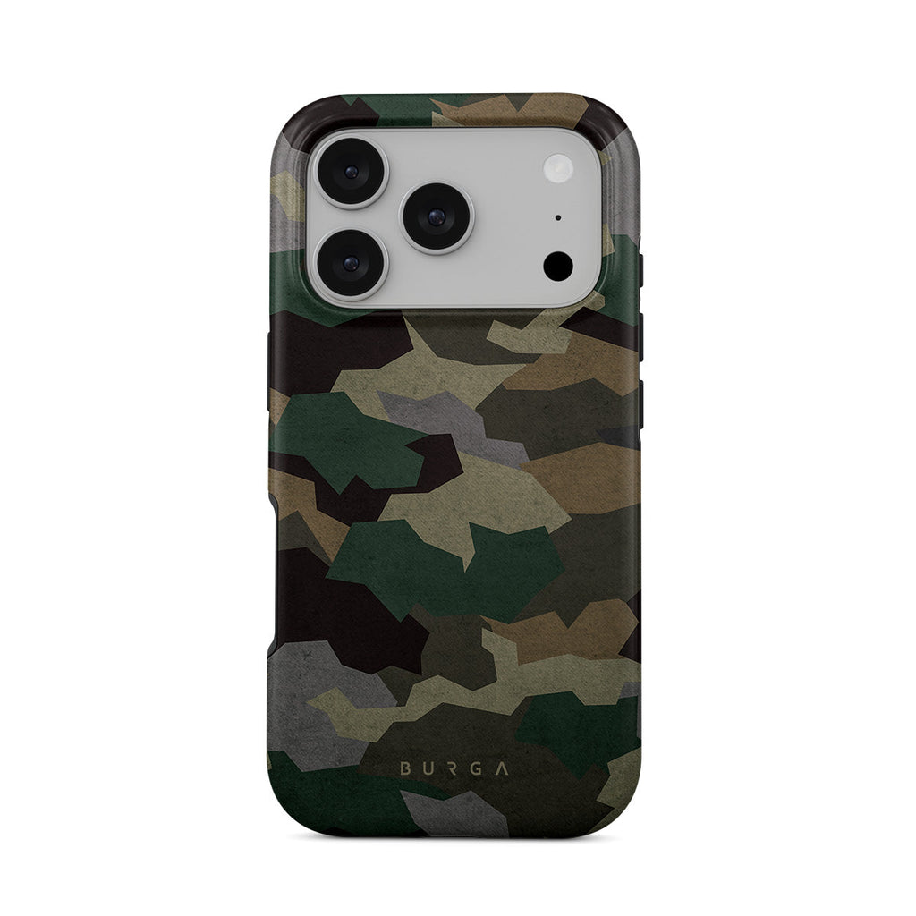 Tropical Green Camo iPhone 17 Pro Case BURGA - Main Image