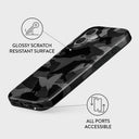 Night Black Camouflage - iPhone 16 Case 3