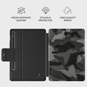 Night Black Camouflage - Samsung Galaxy Tab S9+ Case 2