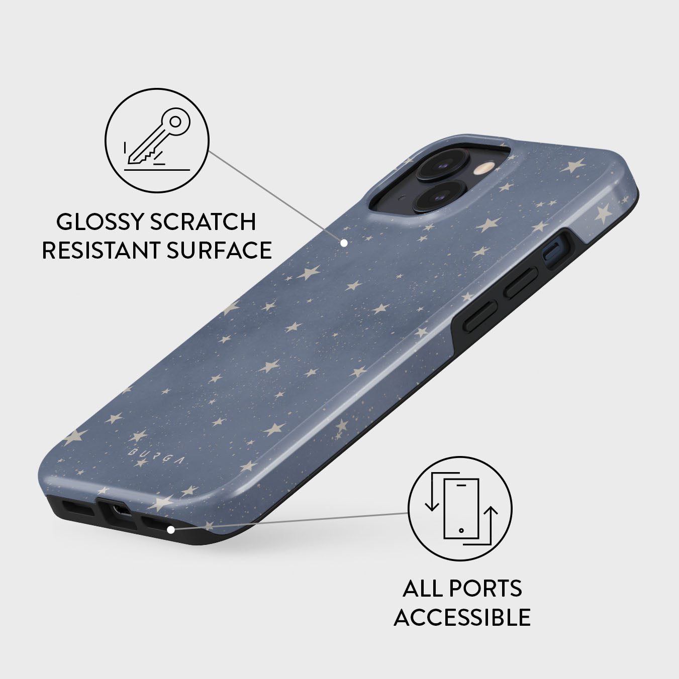 iPhone 14 Case, North Star | BURGA