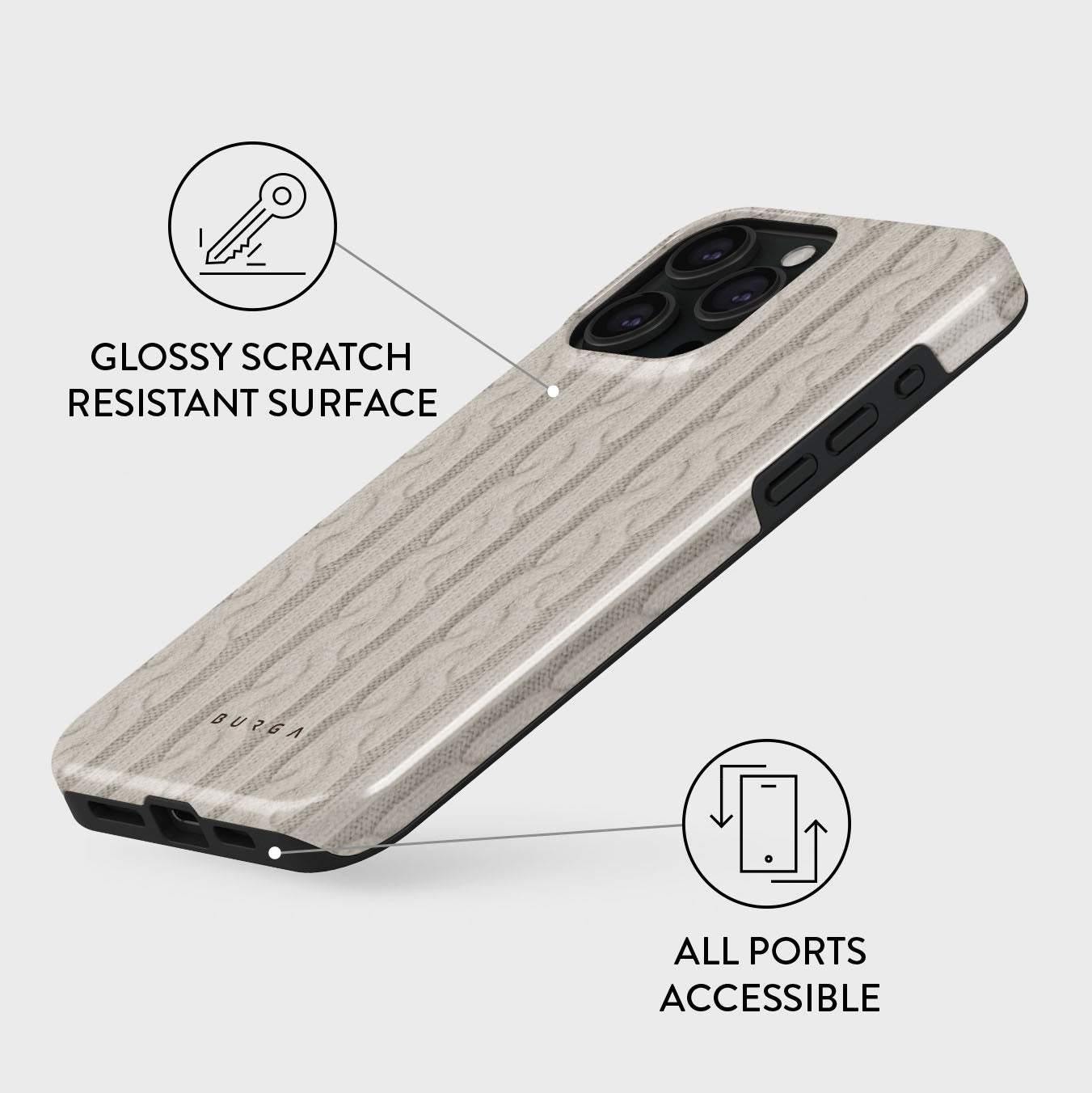 Amazon.com: BURGA Phone Case for iPhone 15 Pro Max - Cute