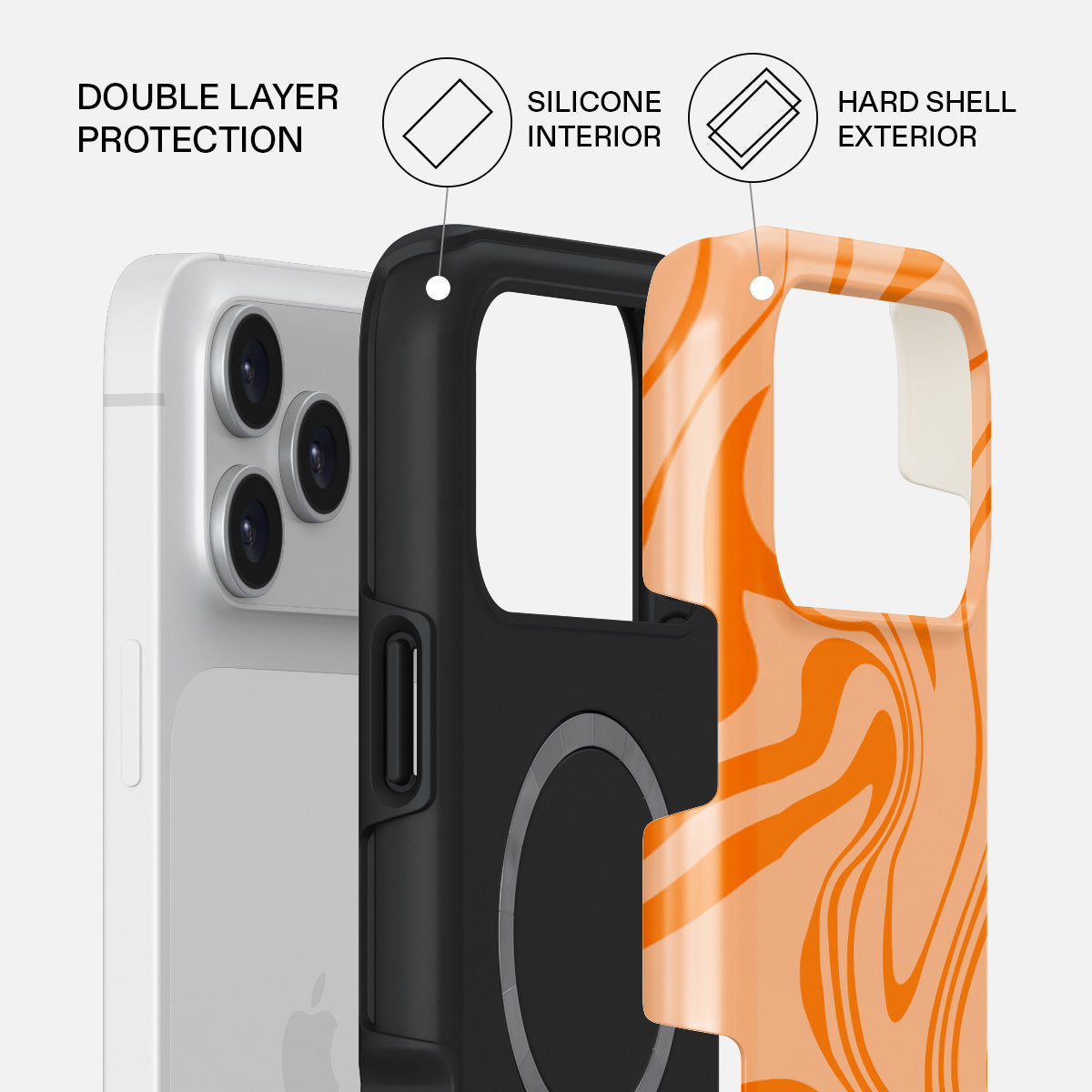 High Vibrations - Color Swirl iPhone 17 Pro Max Case | BURGA