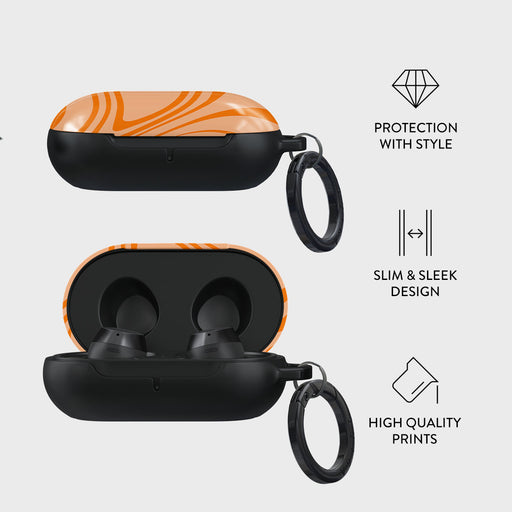 High Vibrations - Color Swirl Samsung Galaxy Buds Case 4
