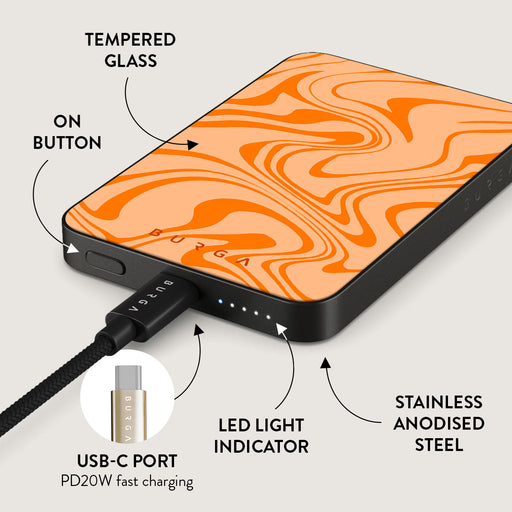 High Vibrations - Color Swirl Magnetic Power Bank 5