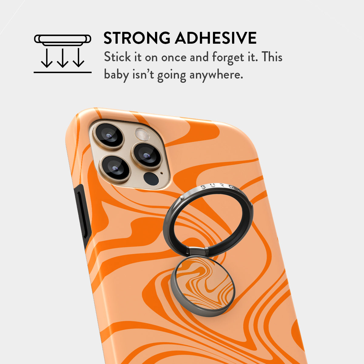 High Vibrations - Color Swirl Phone Ring Holder Finger Grip Stand | BURGA High Vibrations - Color Swirl Phone Ring Holder Finger Grip Stand | BURGA