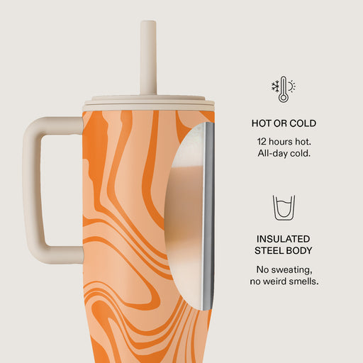 High Vibrations - Color Swirl All Day Leakproof Tumbler 5