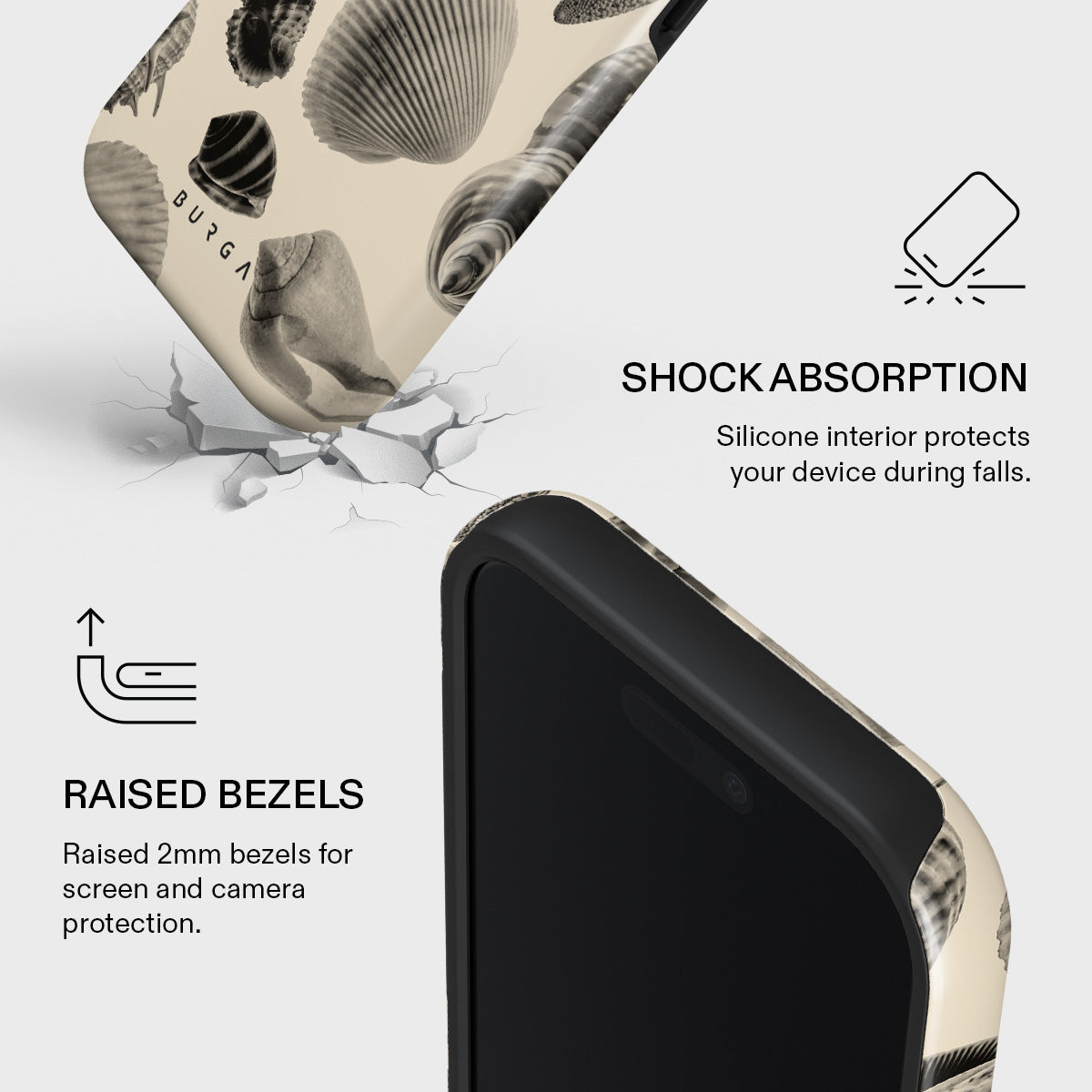 Shell Mosaic - iPhone 17 Case | BURGA