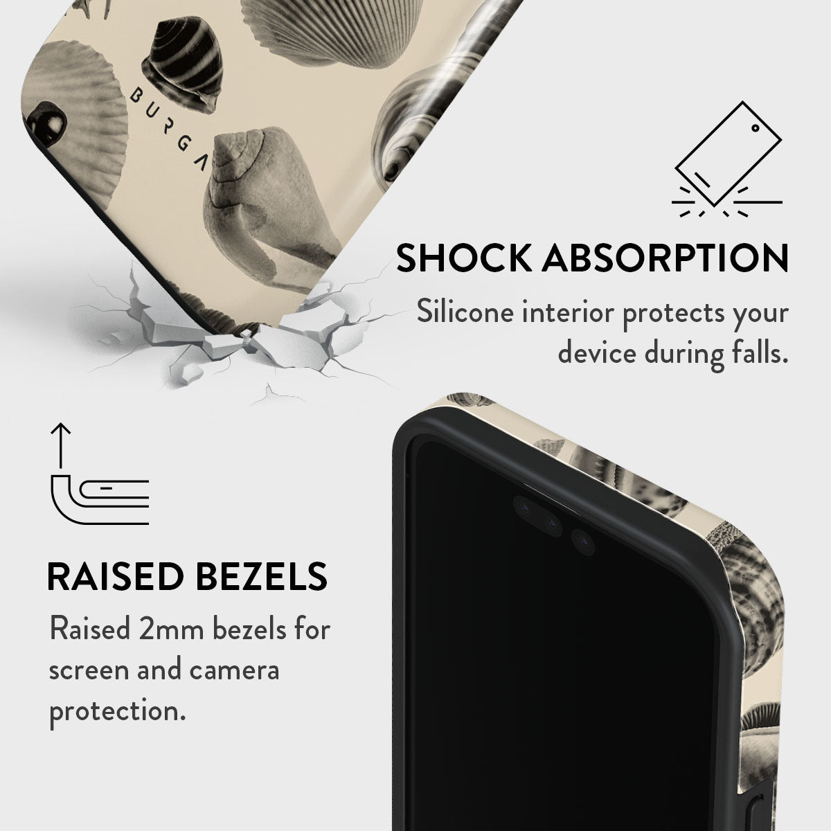 Shell Mosaic - iPhone 15 Pro Case | BURGA