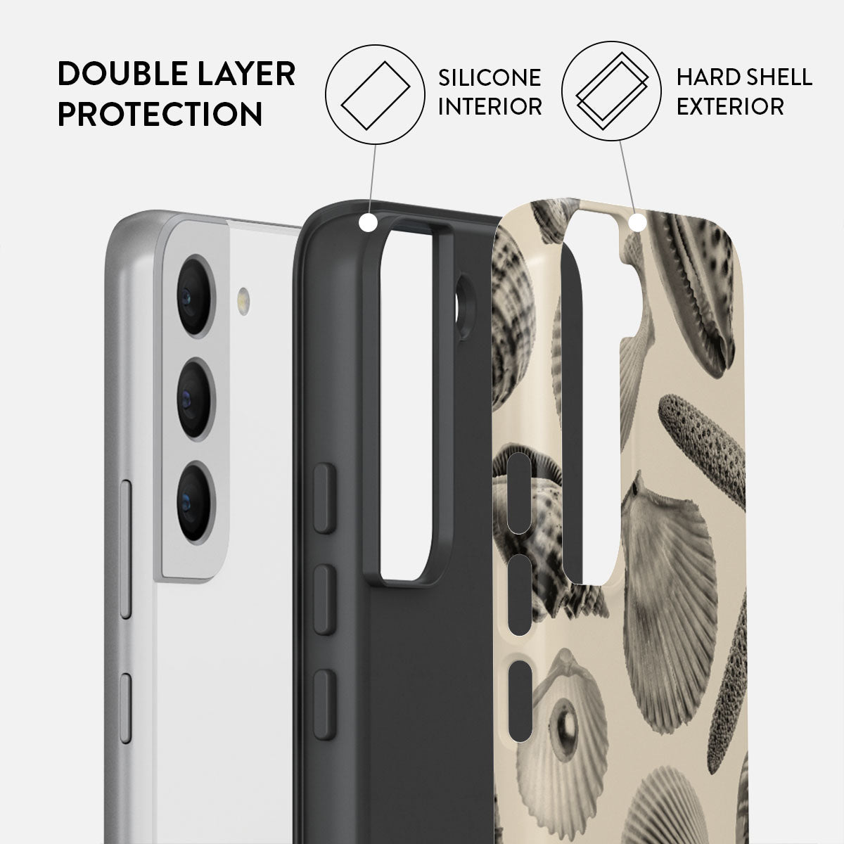 Shell Mosaic - Samsung Galaxy S22 Case | BURGA