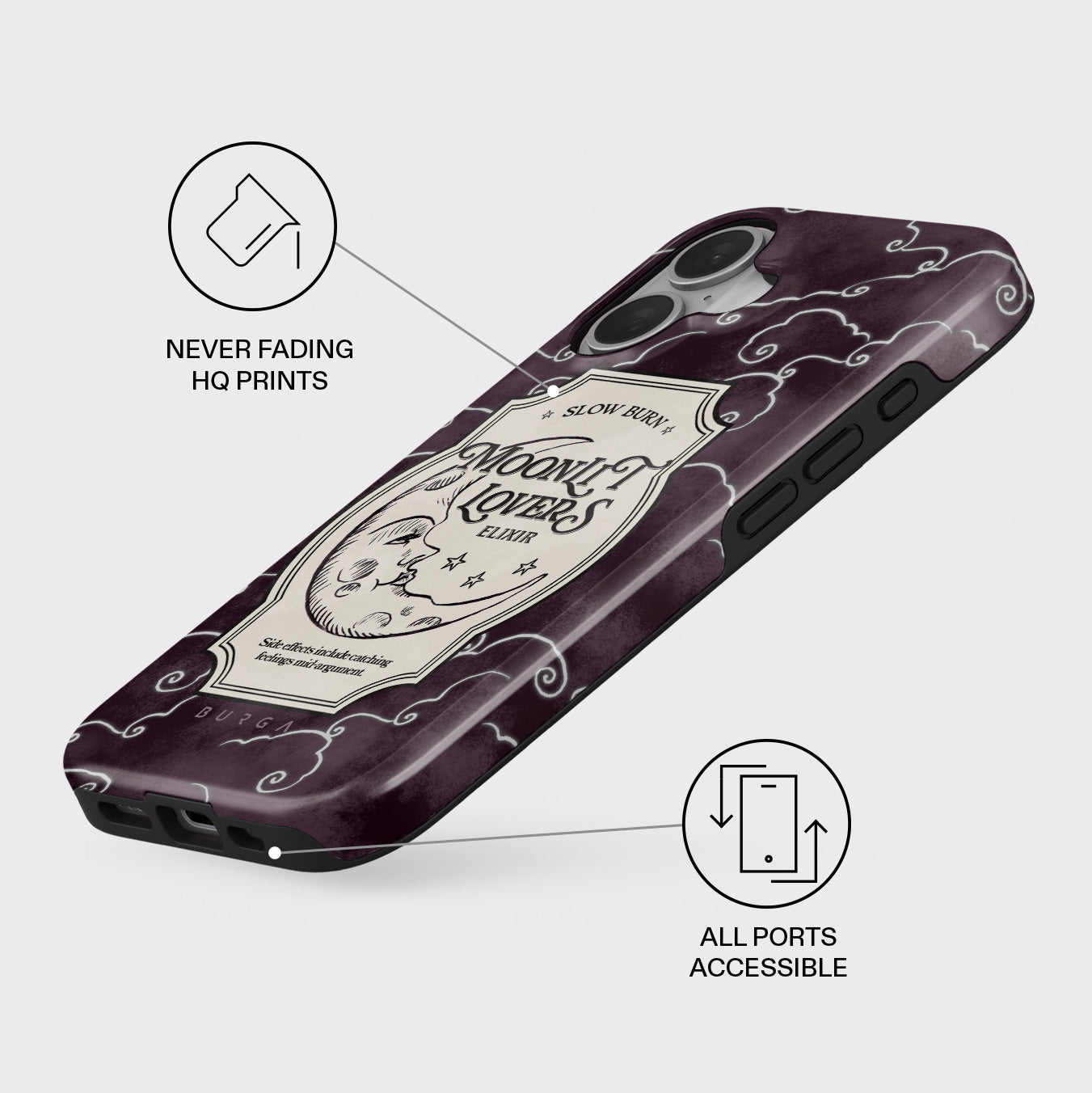 Moonlit Lovers - iPhone 16 Case | BURGA