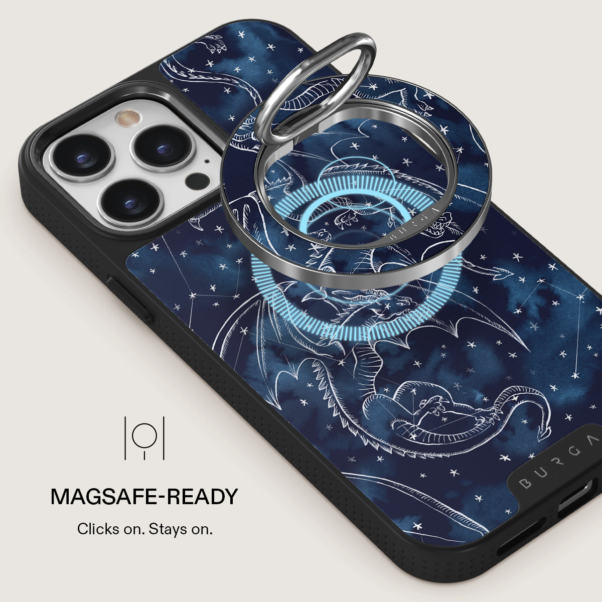BURGA core iPhone16proケース＋マグネティックリングホルダー Magnetic - iPhone 16 Pro Case | BURGA
