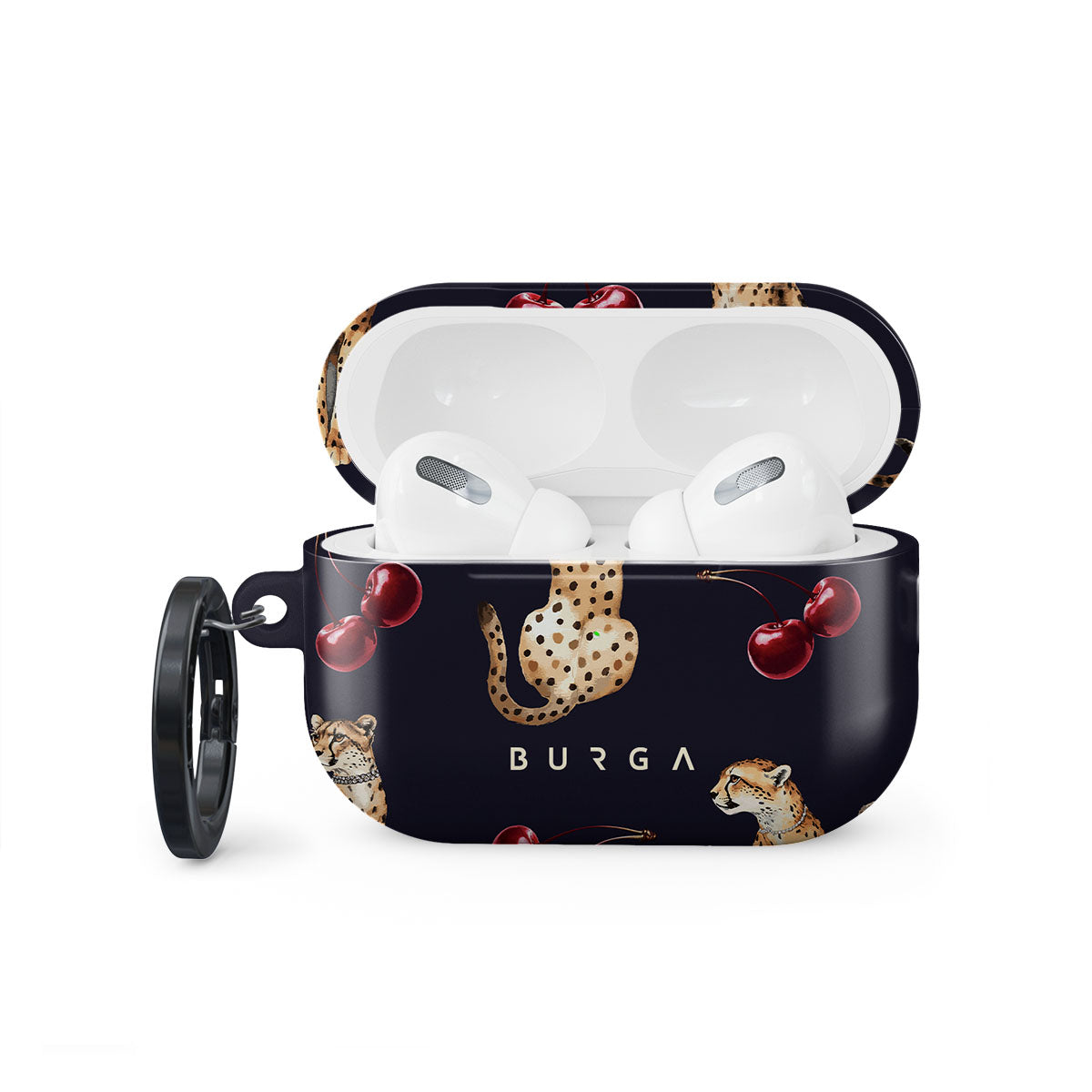 【新品未使用】BURGA イヤホンケース ホワイト/シルバー 新品未使用】BURGA イヤホンケース ホワイト/シルバー AirPods