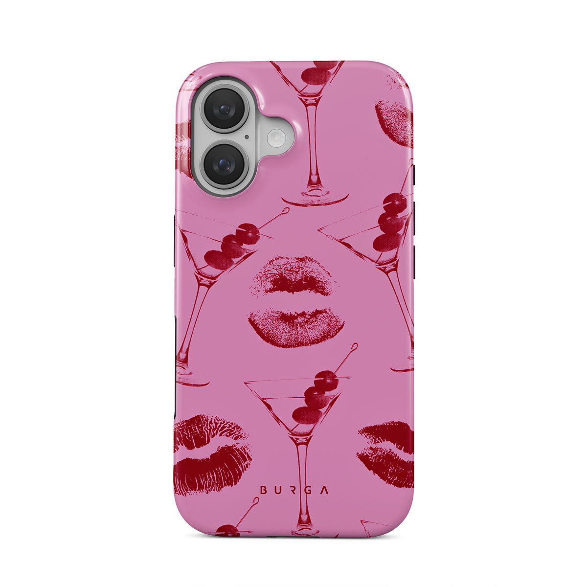 【BURGA】Call Me リップ＆カクテル iPhoneケース MagSafe対応 BURGA】Call Me リップ＆カクテル iPhoneケース MagSafe対応