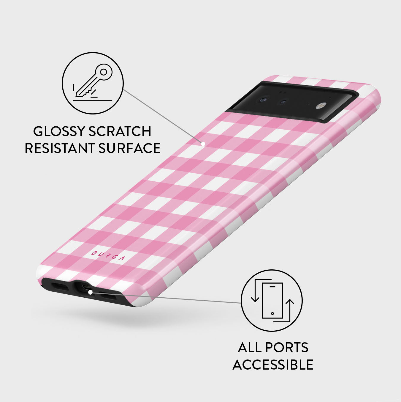 Think Pink - Google Pixel 6 Case | Burga