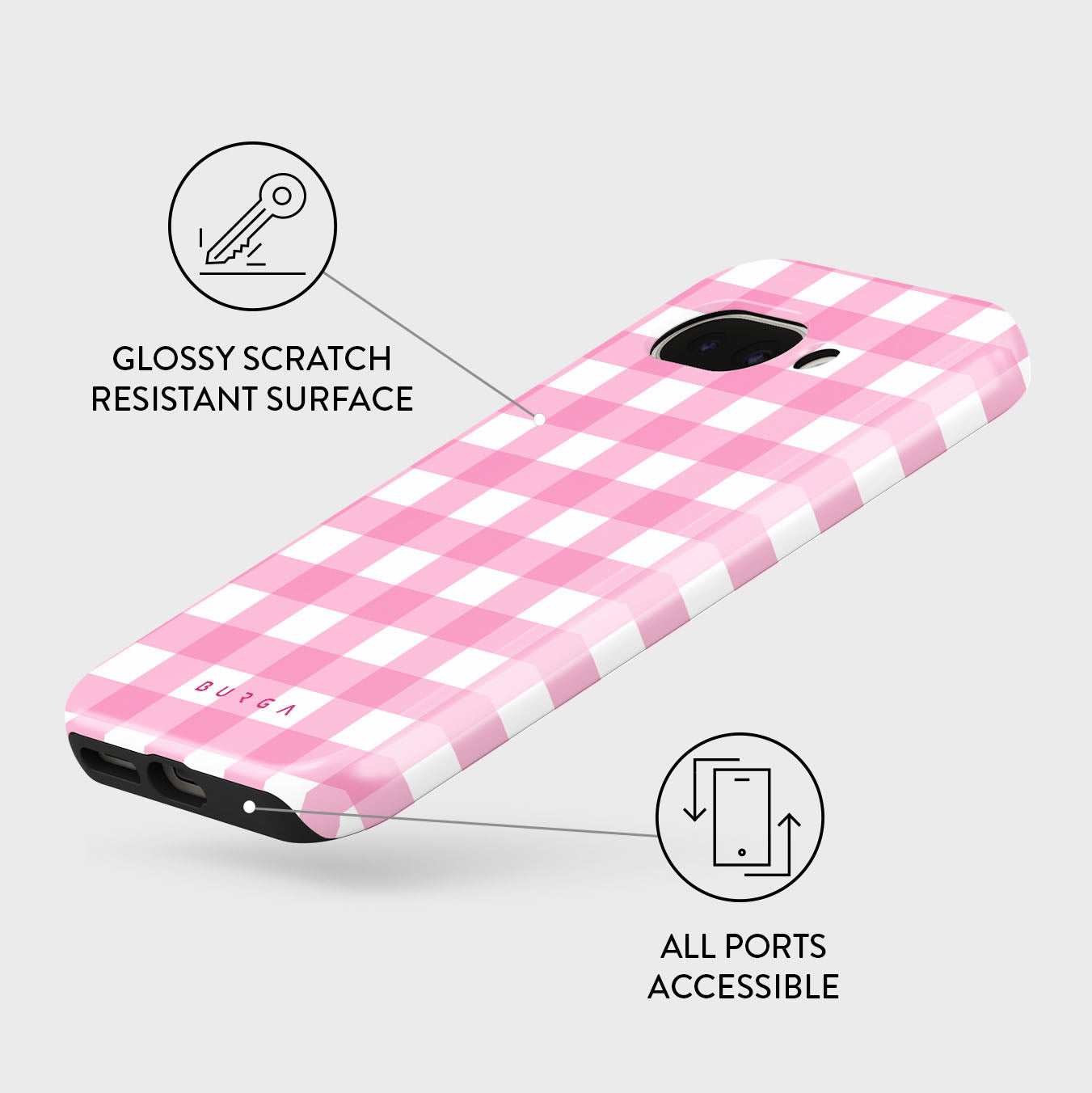 Think Pink - Google Pixel 9a Case | BURGA