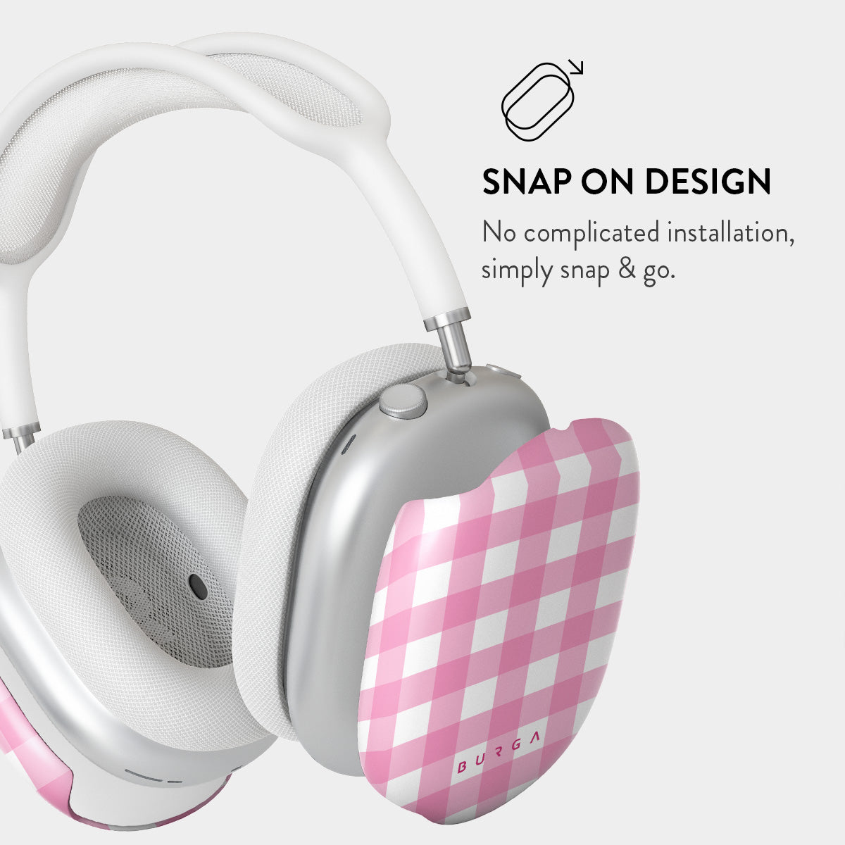 Think Pink - Apple AirPods Max Case Cover | BURGA