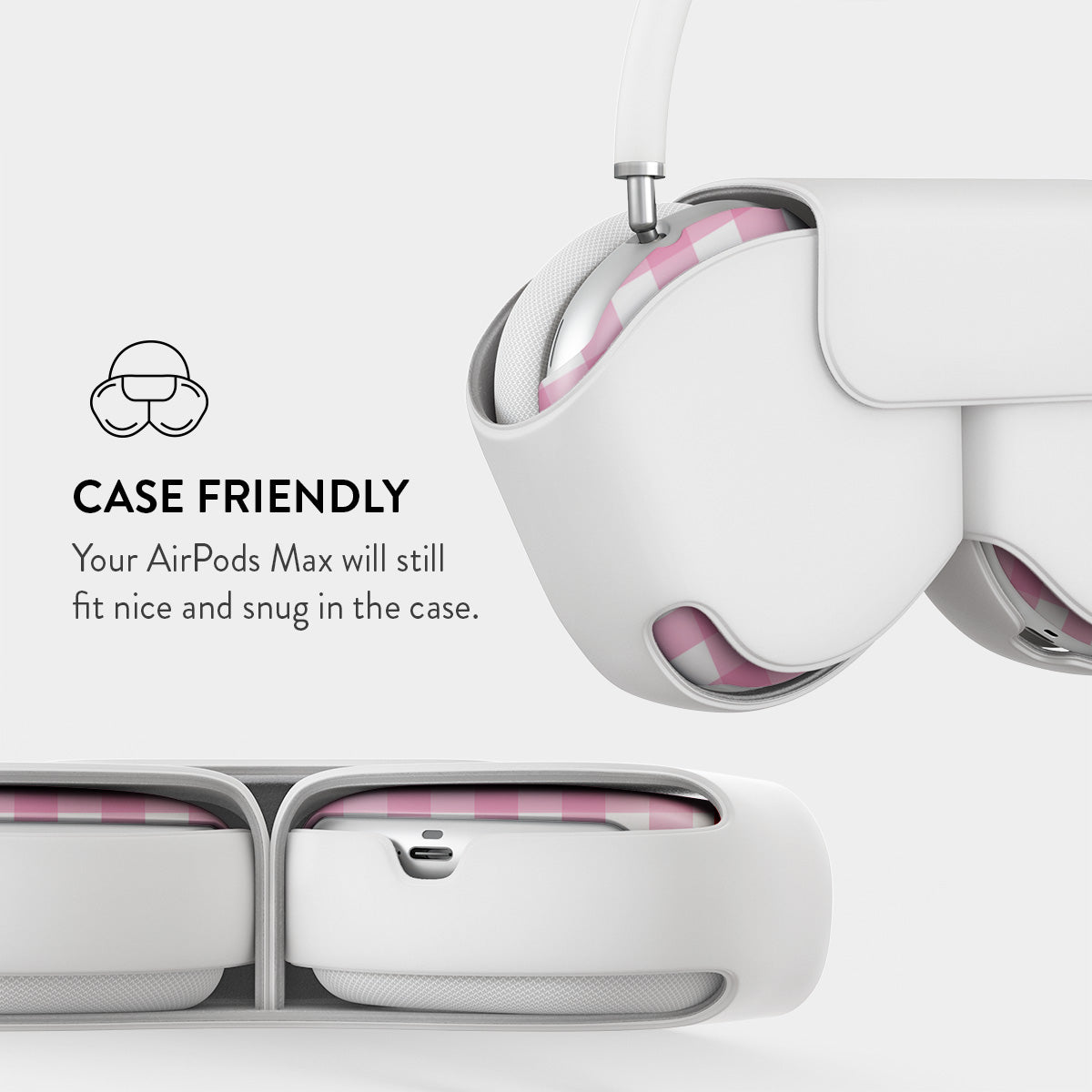Think Pink - Apple AirPods Max Case Cover | BURGA