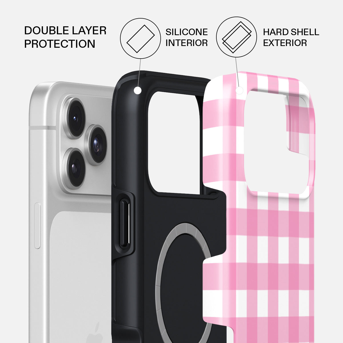 iPhone 17 Pro Max Case, Think Pink | BURGA