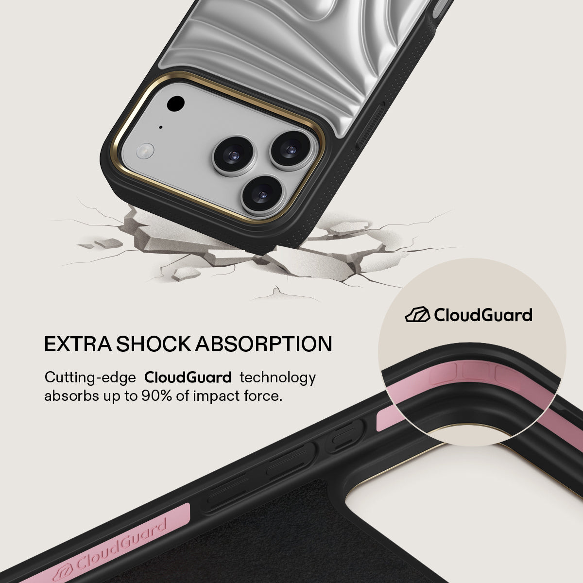 Chrome - iPhone 17 Pro Max Case | BURGA