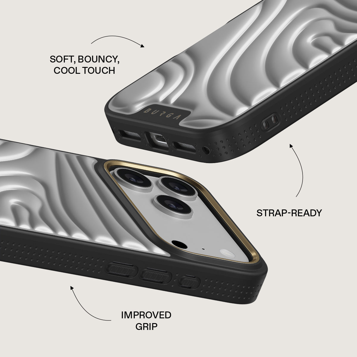Chrome - iPhone 17 Pro Max Case | BURGA