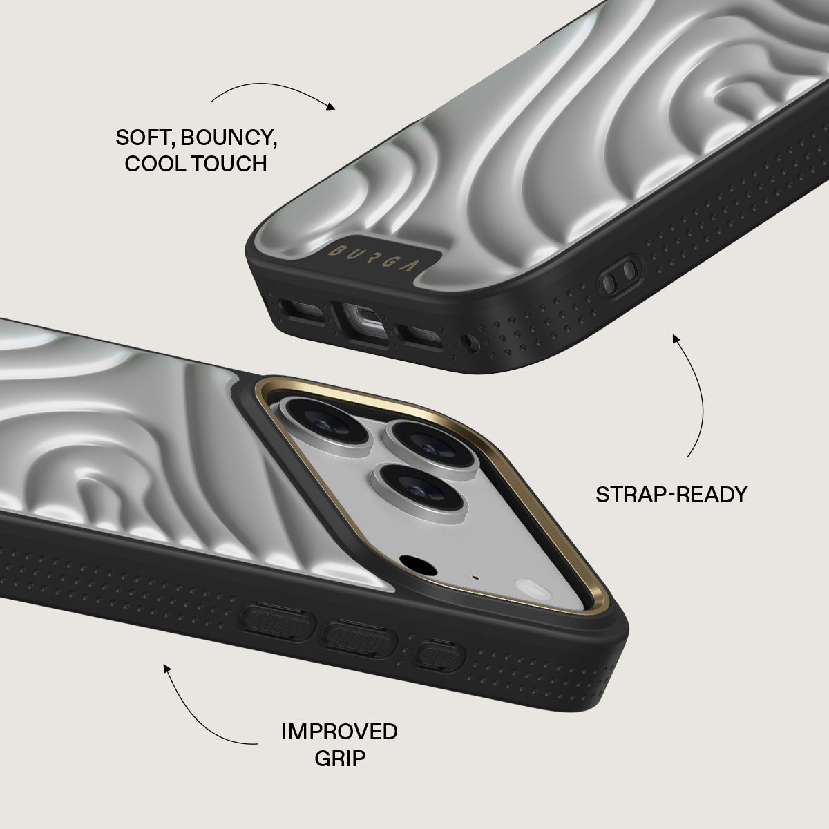 Chrome - iPhone 17 Pro Case | BURGA