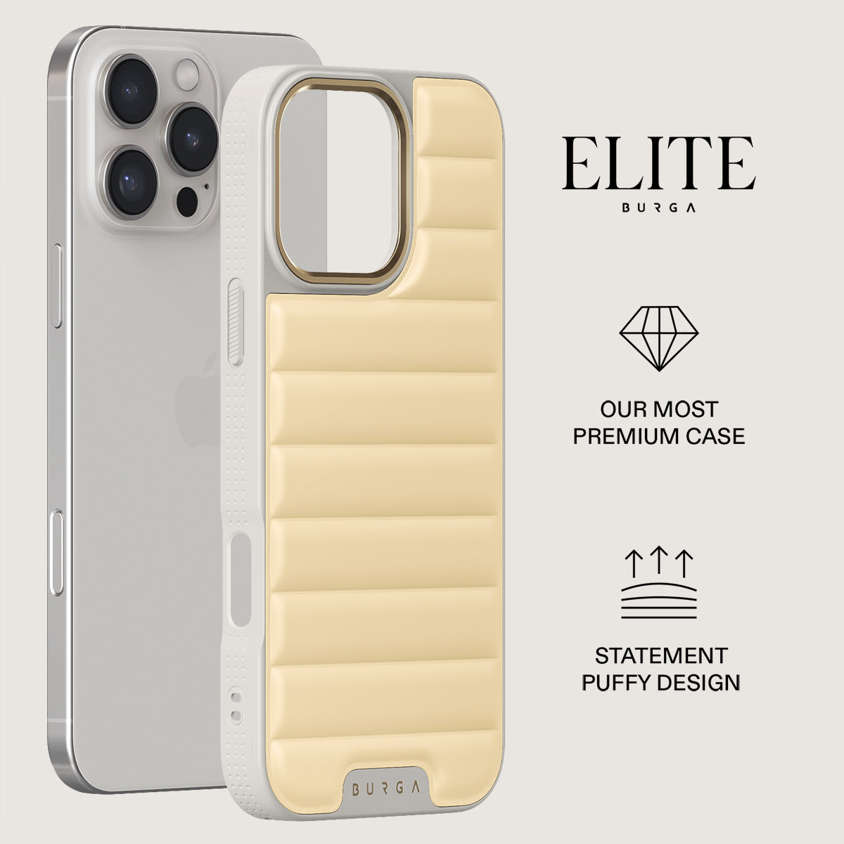 iPhone 16 Pro Case, Butter | BURGA