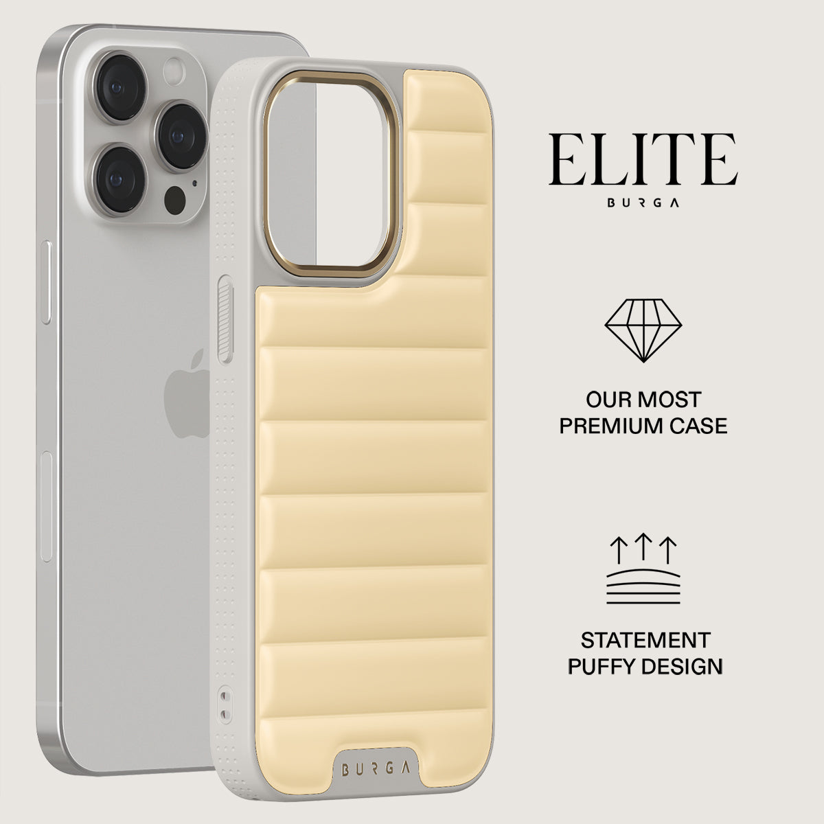 iPhone 15 Pro Case, Butter | BURGA