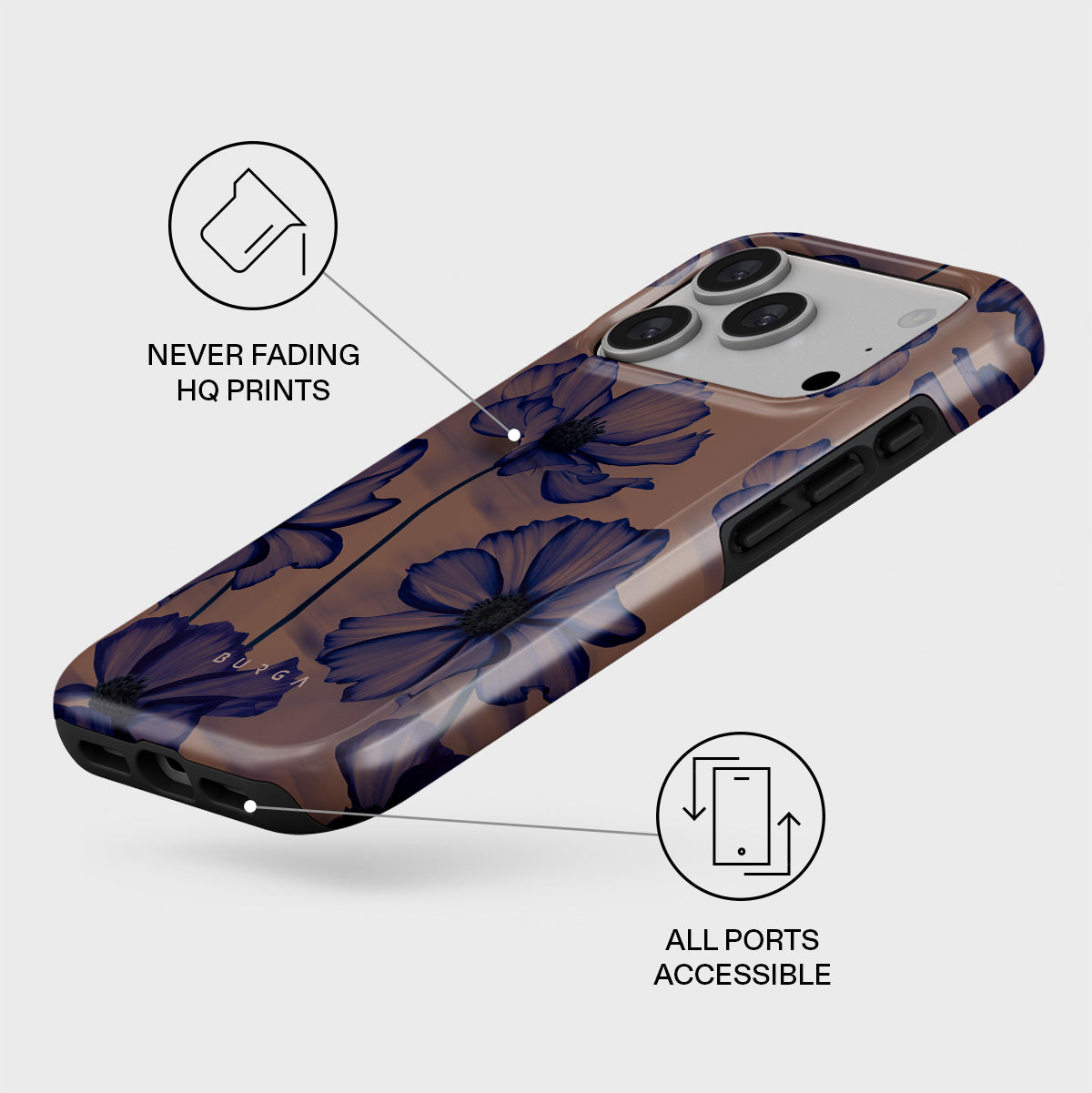 Velvet Night - iPhone 17 Pro Case | BURGA
