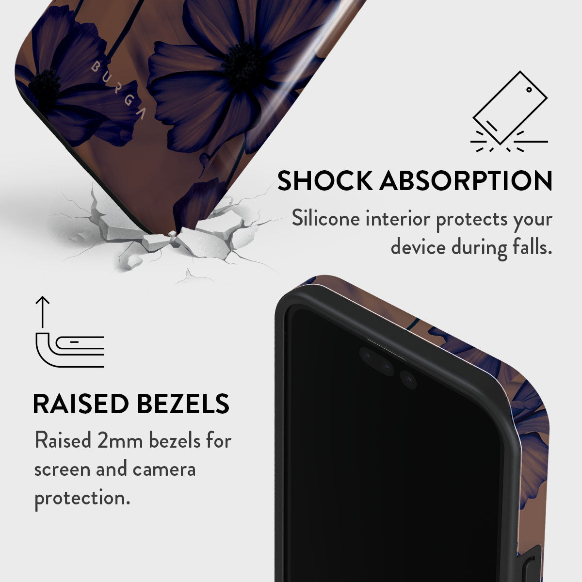 BURGA Velvet Night iPhone15ケース
Eliteゴールド Velvet Night - iPhone 15 Pro Case | BURGA