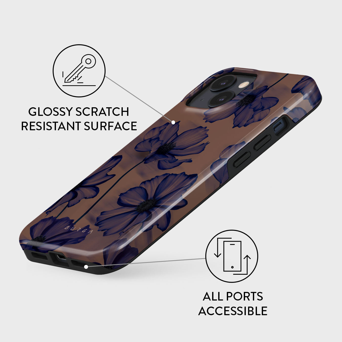 Velvet Night - iPhone 13 Case | BURGA