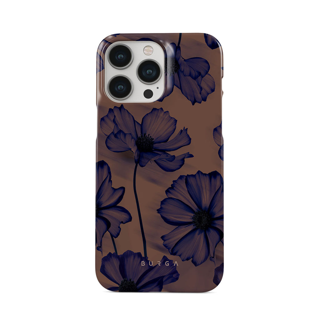 Coque Portefeuille IPhone 14 Topme, Cuir Motif Chat Et Arbre, Violet Clair, Porte-cartes, Support, Protection Antichoc