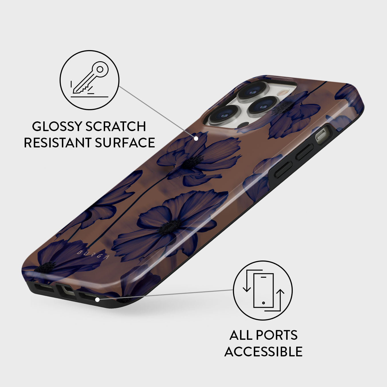 Velvet Night - iPhone 13 Pro Case | BURGA