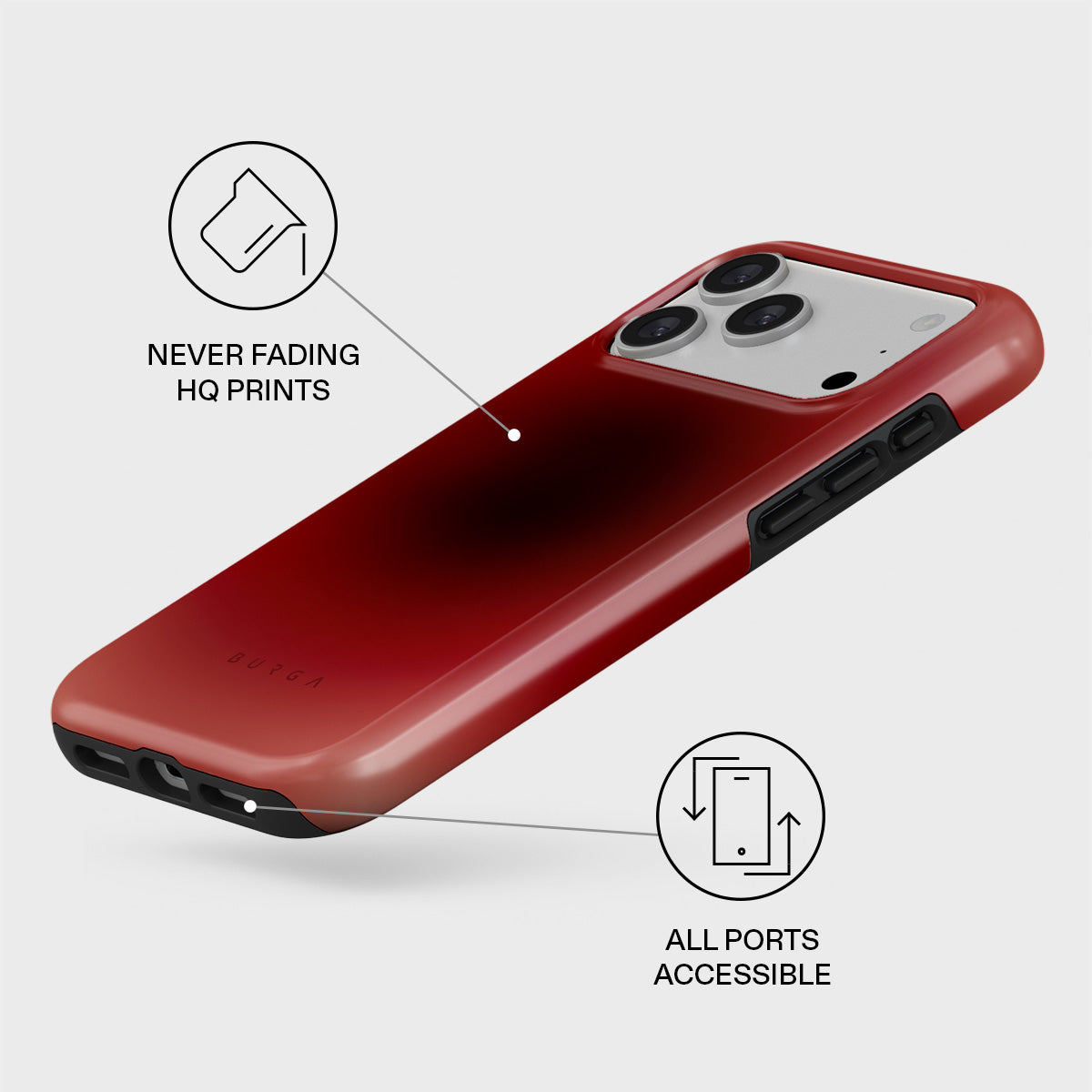 【BURGA】iPhone17Pro ケース　& リングホルダー Core - iPhone 17 Pro Max Case | BURGA