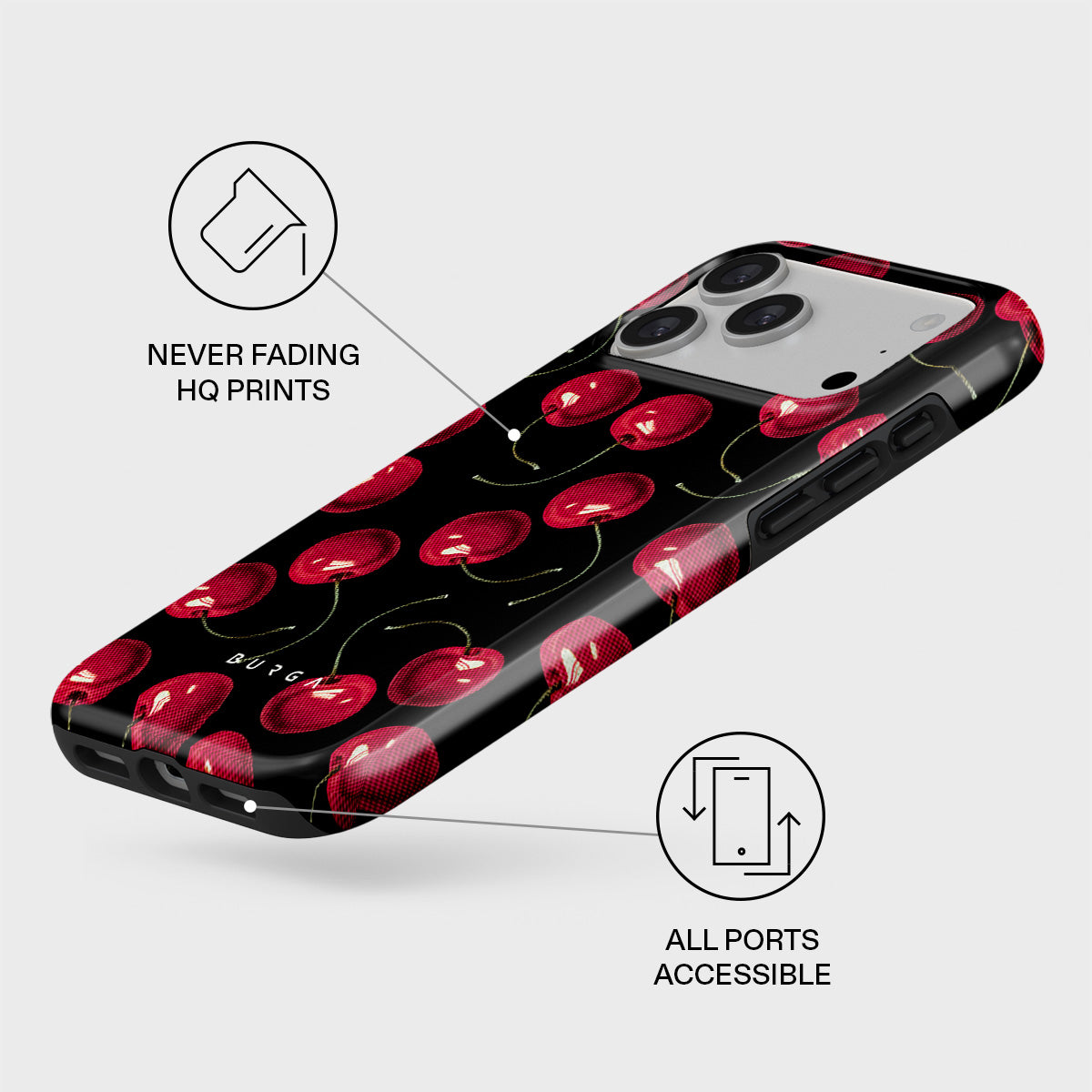 Cherrybomb - iPhone 17 Pro Max Case | BURGA