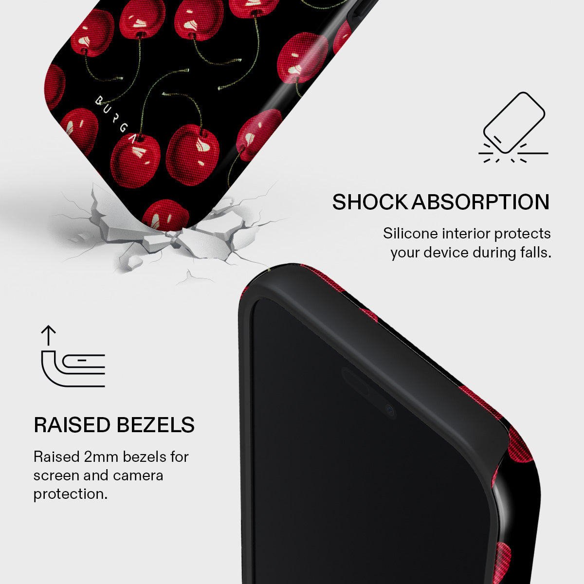 iPhone 17 Pro Max Case, Cherrybomb | BURGA