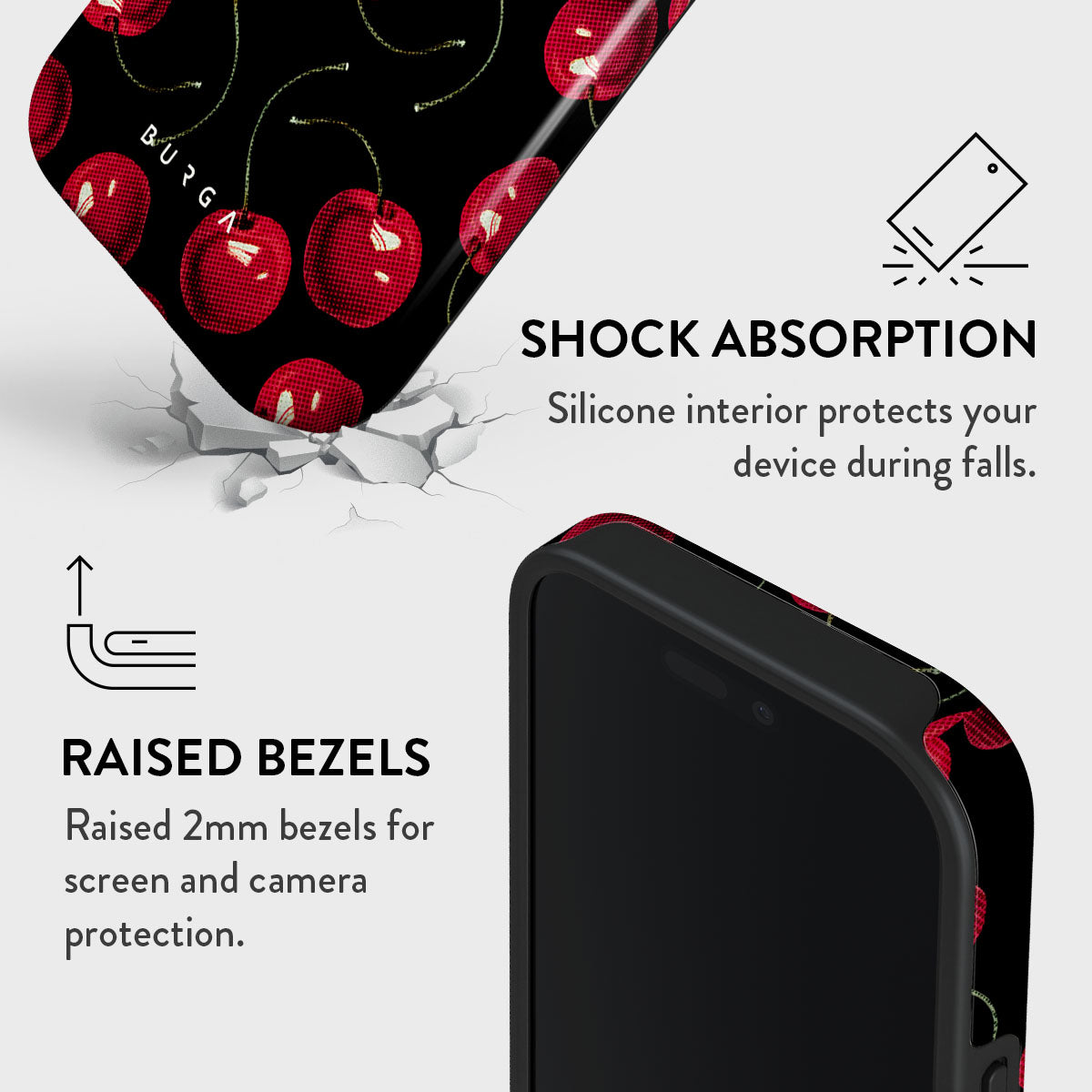 Cherrybomb - iPhone 16 Pro Max Case | BURGA