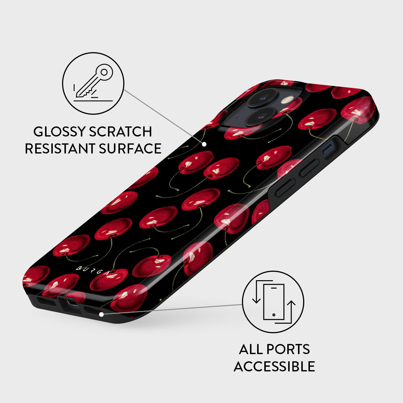 Cherrybomb - iPhone 15 Case | BURGA