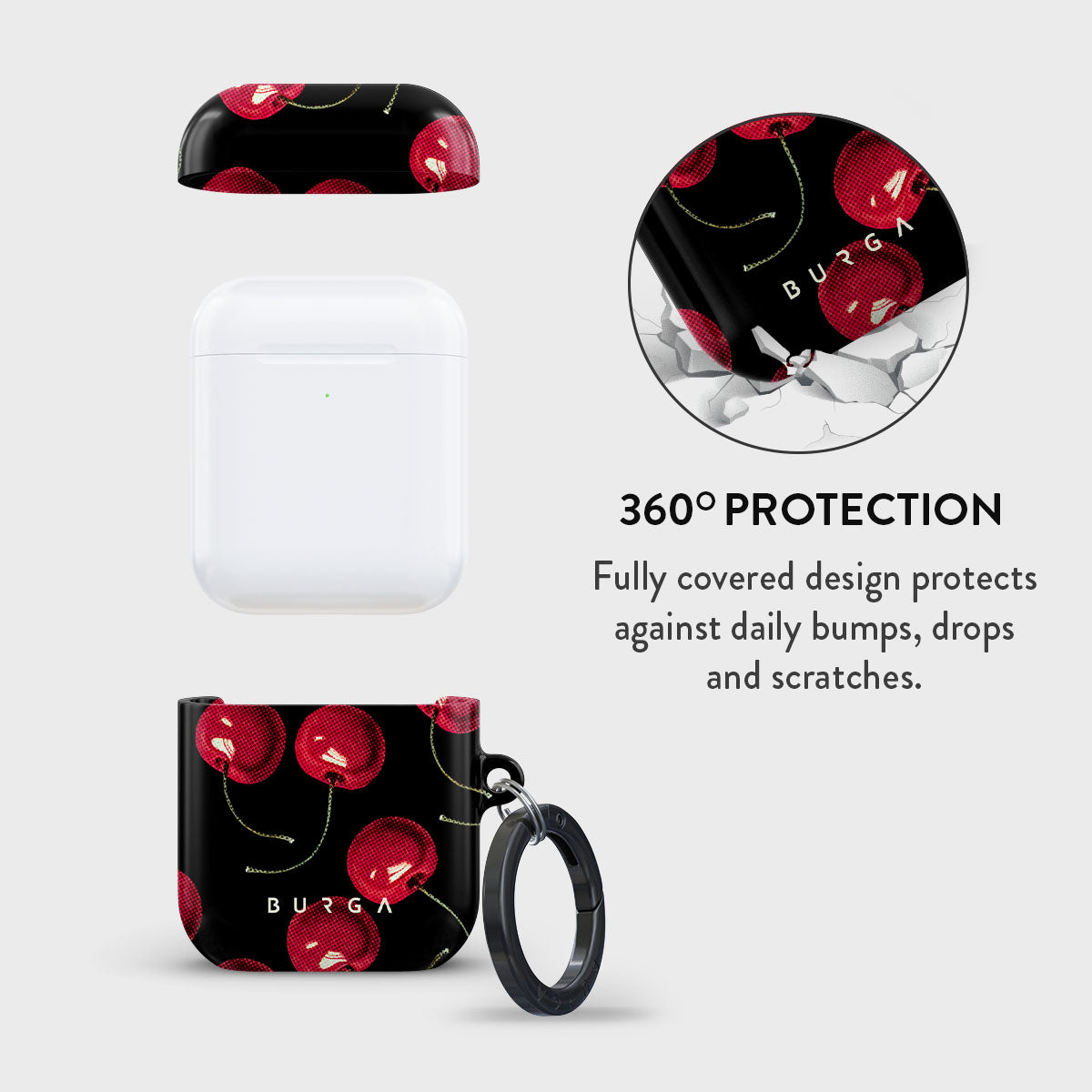 Cherrybomb - Apple Airpod Case Cover | BURGA