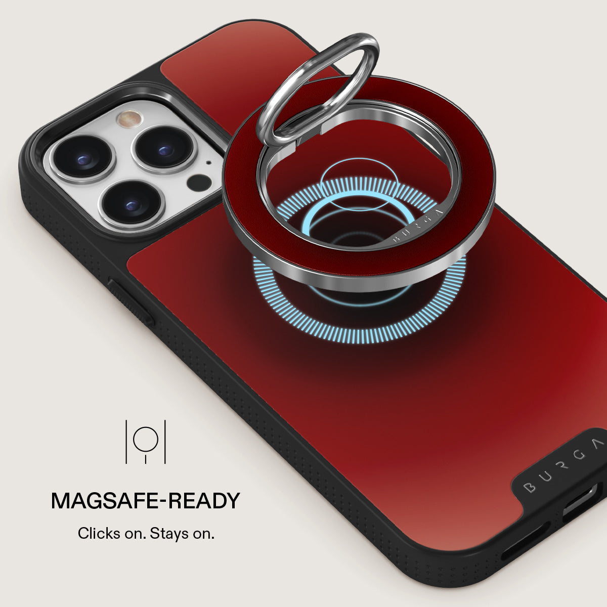 No Talking - Magnetic Ring Holder | BURGA